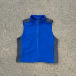TWO TONE FLEECE VEST